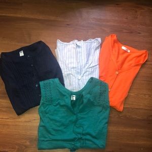 Lot of 4 Summer Shirts for Women (medium)